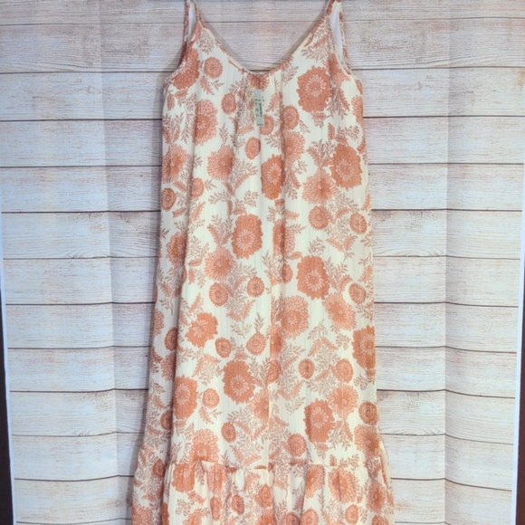 Madewell Scoop-back Cami Midi Dress - Picture 1 of 6